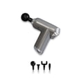 thumbnail image 3 of QualitChoice Fascia Massager 32 Gear LCD Handheld USB Deep Muscle Massage Device Travel Leg Shoulder Relaxation Machine with 4 Heads Silver Gray, 3 of 6