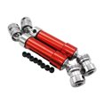 thumbnail image 1 of maskred Premium Performance Adjustable Length 100-140MM Aluminum Universal CVD Drive Red 5Set, 1 of 6