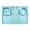 Light Blue, variant on Dog Lick Mat , 7.87 x 11.81 in Silicone Slow Feeder Tray for Cats and Dogs, Multi-Compartment Pet Feeding Plate for Slow Eating