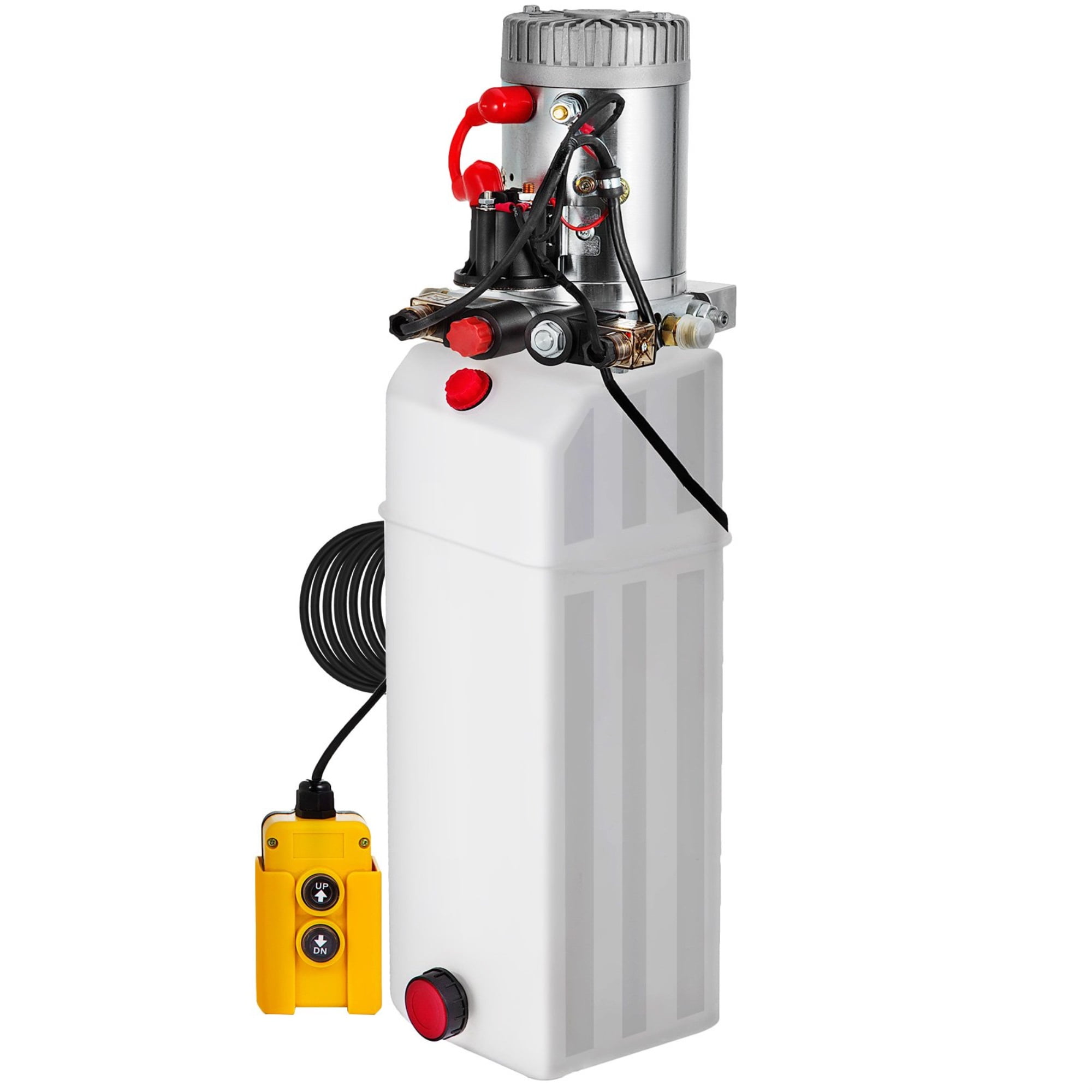 15 Quart Double Acting Hydraulic Pump Dump Trailer Lift Lifting Reservoir 
