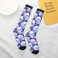 thumbnail image 6 of Bingfone Compression Socks for Women and Men Long Socks for Running Athletic Cycling Nurse-Skull star crystal, 6 of 8