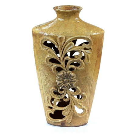 UPC 805572665950 product image for Privilege Ceramic Pierced Vase | upcitemdb.com