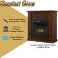 thumbnail image 5 of Comfort Glow Dual Fuel Ventless Gas Fireplace 26000 BTU Heats 900 sq ft Walnut Finish - GFD3810T, 5 of 5