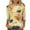 Multicolor Plus Size Blouse for Women_y, variant on CYMMPU Spring Tops Crew Neck T-Shirts Bee Pattern Blouses for Women Dressy Casual 3/4 Sleeve Fall Trendy Shirts Loose Fit Lightweight Basic Tees Multicolor XXXXXL