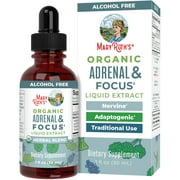 MaryRuth's USDA Organic Adrenal & Focus Liquid Drops |Astragalus Root | Herbal Supplement | Vegan, Non-GMO, Clean Label Project Verified | 1 fl oz / 30 ml
