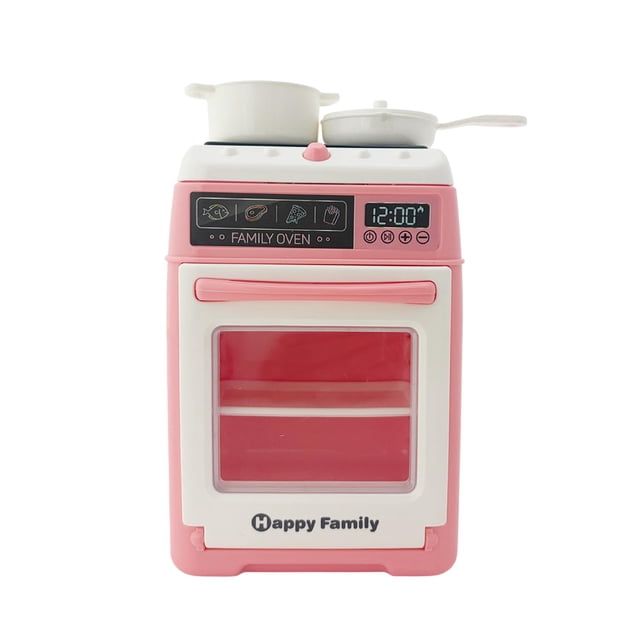 Juguete Horno de Cocina para Niñas con Accesorios Luz Sonido rosa Grande
