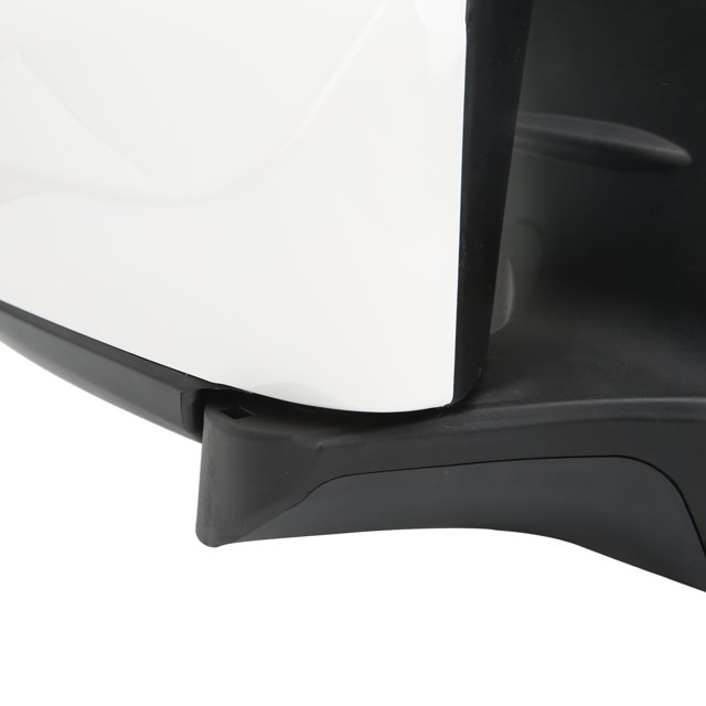 Espejo de puerta exterior plegable, espejo retrovisor exterior con calefacción eléctrica, color negro brillante, diseño fácil de usar Jadeshay A