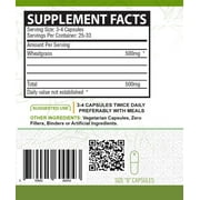 PURE ORGANIC WHEATGRASS CAPSULES (200 Count)