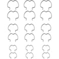 thumbnail image 1 of 18pcs 800-801 Quick Connector Retainer Clips, 6-3/8' 6-1/2' 6-5/8', 1 of 5