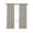 Gray, variant on Beige Anchor Nautical Blackout Curtains 72 Inches Long for Bedroom, Coastal Ocean Blue Striped Thermal Insulated Room Darkening Black Out Window Curtain Panels Grommet Drapes for Living Room