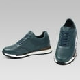 thumbnail image 6 of CMR CHAMARIPA Men's Elevator Sneakers - Blue Leather Men's Shoes With Higher Heels 2.76 Inches / 7 CM, 6 of 9