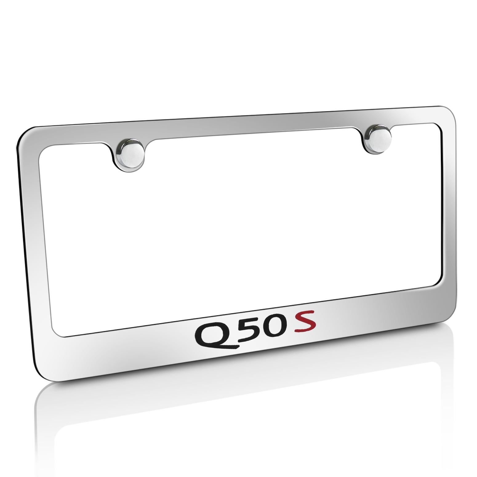 Chrome Metal License Plate Frame I Am A Pirate