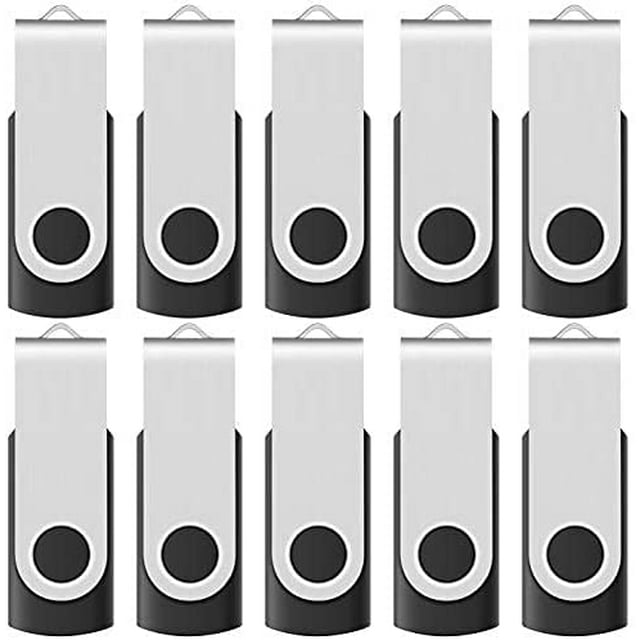 16GB USB Stick Flash Drive 10 Pack USB 2.0 Memory Stick