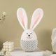 thumbnail image 1 of Decoración de conejo de Pascua – Decoración de muñeco gnomo | Acento de mesa de primavera, adorno de granja, artesanía de sisal | Chimenea, exposición de la mesilla de noche | Figura sin rostro | 1 PC, 1 of 6