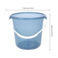 thumbnail image 3 of Milisten Plastic Water Bucket Portable Water Container Large Capacity Bucket for Home Laundry, 3 of 6