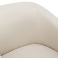 thumbnail image 2 of Made Earl Linen Skirted Swivel Chair, Foam Filled, Natural, 29.91 In H, 29.92 W, 32.35 D Natural Color Stool Foam,, 2 of 5