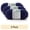 Beacon Blue, variant on (3 pack) Delicate DK Yarn by Loops & Threads - Yarn for Knitting - Crochet - Weaving - and Arts & Crafts - White - Acrylic Yarn - 4 oz