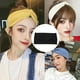 thumbnail image 4 of Diademas de moda para mujer, diadema elástica para niñas, turbante cruzado para niñas, diadema para entrenamiento de Yoga, accesorios deportivos para Negro Macarena Diademas de mujer, 4 of 8