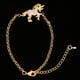 thumbnail image 2 of Pulsera de cristal de moda para niñas y mujeres, brazalete con dijes, joyería Oro, 2 of 9