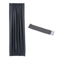 thumbnail image 1 of Unique Bargains Rideau Occultant pour Porte, 54 Pieds L x 72 Pieds L Rideau de Porte pour Fenêtre Française 1 Panneau, Gris Foncé, 1 of 7