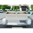 thumbnail image 4 of 60 in. 8-Burner Commercial Outdoor Propane Gas Grill with Two 30 in. Pizza Ovens in Stainless-Steel, ETL Listed (CGKIT6-P30P30), 4 of 13
