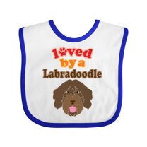 Inktastic Labradoodle Dog Lover Boys or Girls Baby Bib