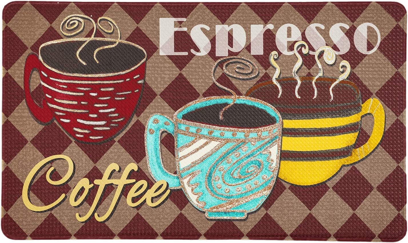 Farmhouse Kitchen Mats Cushioned AntiFatigue Comfort Mat for Home