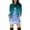 Sky Blue, variant on IROINNID Christmas Dress for Women Long Sleeve Dress Thigh-Length Hooded Sheath Dress Xmas Printed Loose Fit Dress with Pocket,Hot Pink