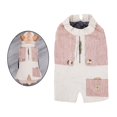 thumbnail image 1 of Invierno Perro Niño Ropa de poliéster Monos para mascotas Chaqueta Abrigos Chaleco de francés ajustable a prueba Cálido para marrón Yinane  Chaqueta de cachorro, 1 of 8