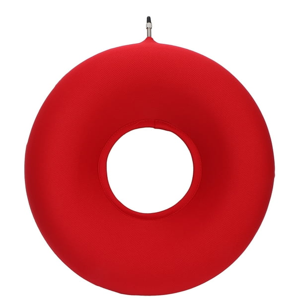 YLSHRF Butt Donut Pillow Donut Pillow Inflatable Tailbone Pain Relief Hemorrhoid Rubber Doughnut Cushion Red Donut Cushion For Tailbone Pain Relief