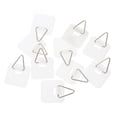 thumbnail image 1 of OFFIGAM 25Pcs White Wall Plate Hangers Adhesive Invisible Holders for Vertical Plate Display, 1 of 7