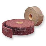 SCOTCH-BRITE CF-RL Abrasive Roll,3" W x 30 ft. L,Maroon,PK4