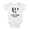 Daddy, variant on I Heart My Italian Daddy Italy Love Flag Baby Bodysuit (White, 0-3 Months)