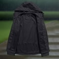 thumbnail image 5 of RYRJJ Rain Jackets for Women Trench Coat Hiking Windbreaker Jacket with Hood Loose Fit Waterproof Lightweight Rain Coats(Black,M), 5 of 9