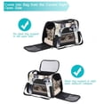 thumbnail image 5 of Animal Fabric Pet Bag with 900D Oxford Cloth Base and Nylon Webbing - Large Size 17x10x11.8 in - Ideal for Travel and Outdoor Activities, 5 of 7
