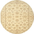 thumbnail image 1 of Ahgly Company Indoor Round Traditional Sun Yellow Oriental Area Rugs, 4' Round, 1 of 6