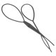 thumbnail image 3 of FELTECHELECTR 2 agujas de plástico para trenzas de ganchillo, para hacer coletas, recogidos, accesorios de peluquería (negro), 3 of 4
