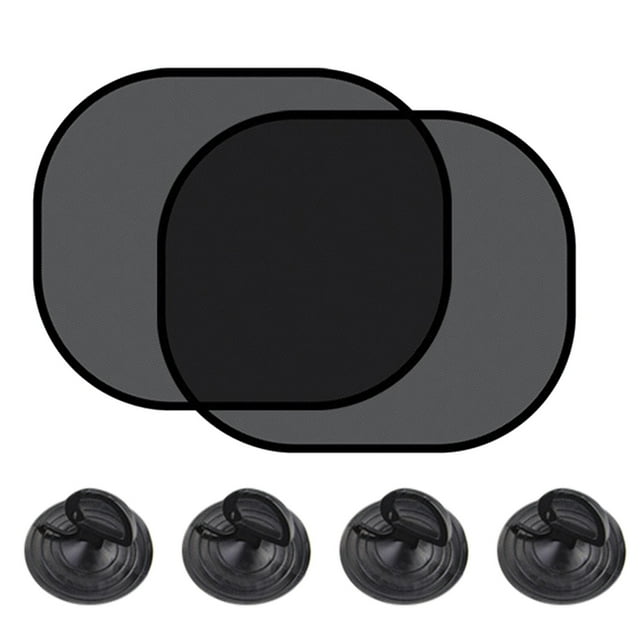 2pcs Car Sun Sun Car Rear Sun Car Baby Sun Car Side Window Car Suitable For Most 99% Cars 44 X 36 Cm (black)