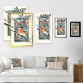 thumbnail image 4 of Designart Christmas Bullfinch Birds Traditional Framed Wall Art, 4 of 4