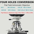 thumbnail image 3 of Trinocular Microscope, Microscope Waterproof AC85V-240V 360 Degree Rotation 40X To 2500X  for Medicine Institutions EU Plug,US Plug, 3 of 7