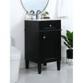 thumbnail image 2 of 18 inch single bathroom vanity in Black, 2 of 8