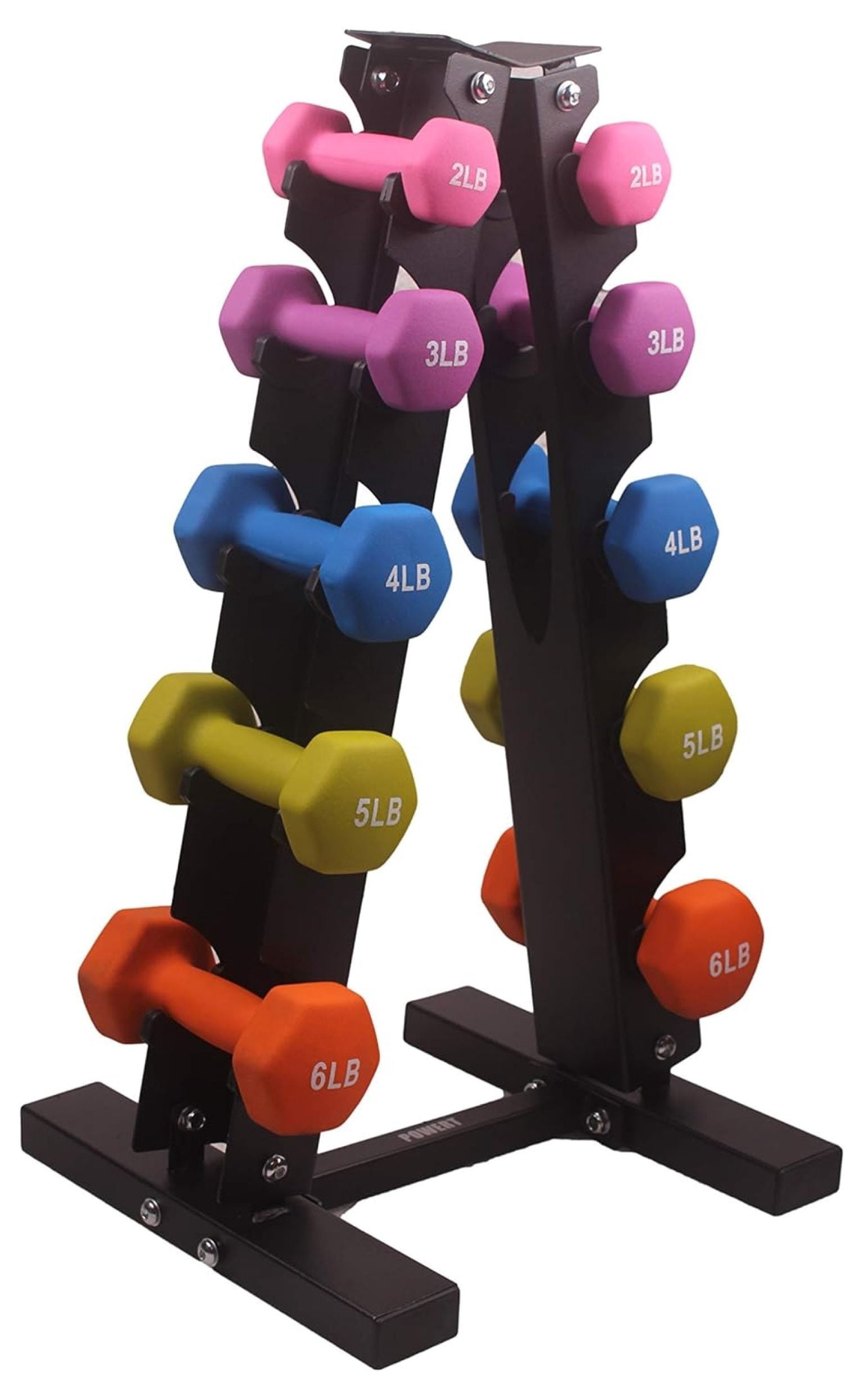 Neoprene Dumbbell - Hex Hand Weights for Women Men, 2-20 lbs Pairs, Non-Slip Coated Cast Iron, Home Gym Strength Training Exercise Equipment