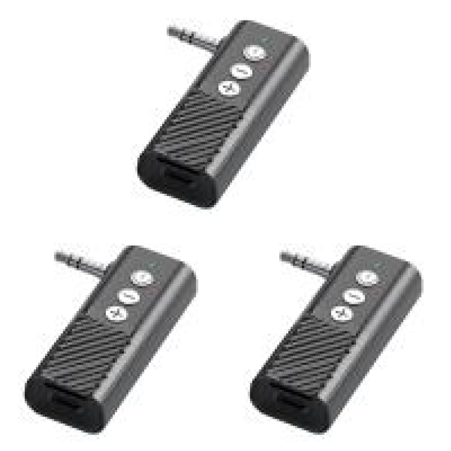 Adaptador Audio 5.3 Compatible Con Dientes 2 en 1 Receptor Y Transmisor AUX 3 5 Mm Azul