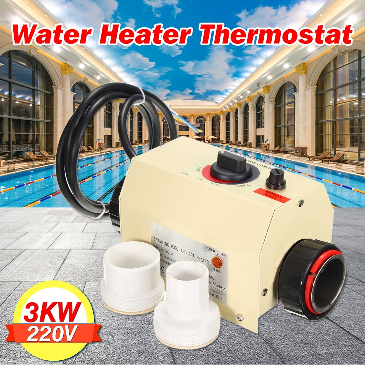 water heater for portable pool