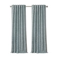 thumbnail image 2 of Elrene Home Fashions Mia Jacquard Scroll Blackout Window Curtain, Blue, 52" x 84", 2 of 5