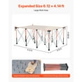 thumbnail image 4 of VEVOR Portable Folding Workstand 6.12 x 4.14ft Collapsible Work Stand 4500lbs Capacity, 4 of 9