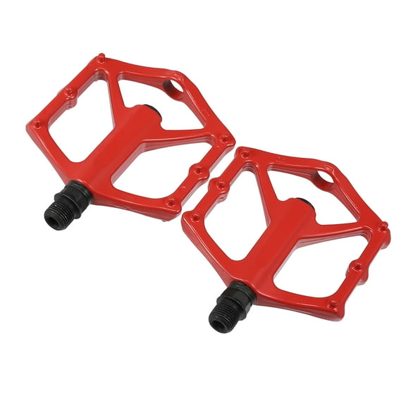 Motoforti 1 Pair Aluminum Alloy Bicycle Pedal Rear Foot Peg Red Fit 9/16 Inch Axles