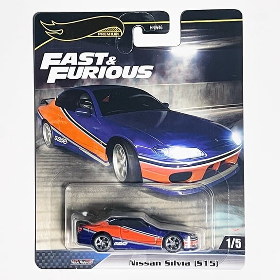 HW Premium Fast & Furious #1 Nissan Silvia (S15) HNW46