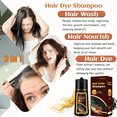 thumbnail image 2 of Wine Red Long-Lasting Hair Dye Shampoo, Burgundy 3 in 1 Hair Color Shampoo for Men & Women - 16.9 Fl Oz, 2 of 8