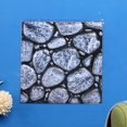 thumbnail image 1 of Adhesivo de pared con diseño de ladrillo 3D, decoración de calcomanía autoadhesiva de PVC (piedra negra) Tmvgtek Para estrenar, 1 of 6